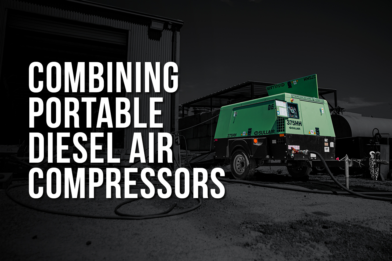 Combining Portable Diesel Air Compressors Sullair